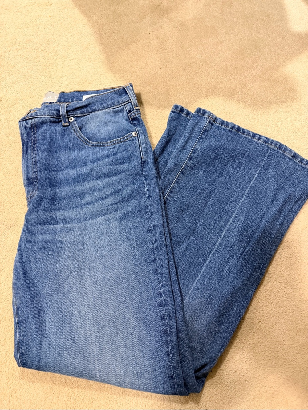 Everlane Medium Blue Flare Jeans